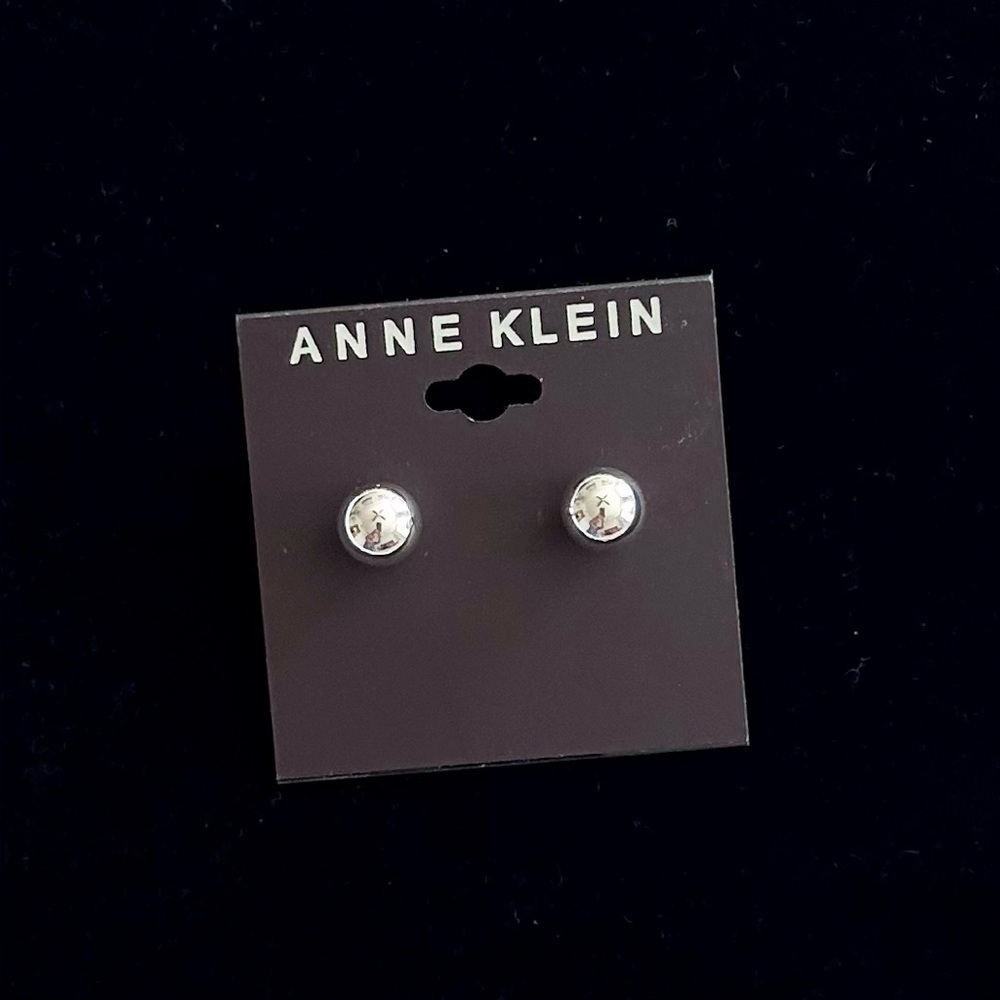 Anne Klein Silver Stud Earrings